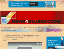 Tablet Screenshot of news4gujarat.com